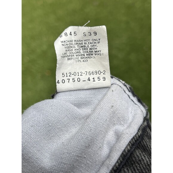 Vintage Levis 550 Orange Tab 28x32 Black Jeans Made in USA - Picture 11 of 13